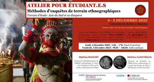 Méthodes d'enquêtes de terrain ethnographiques