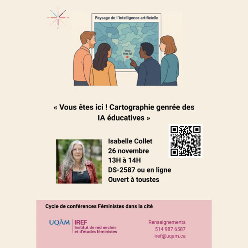 «Vous êtes ici! Cartographie genrée des IA éducatives»