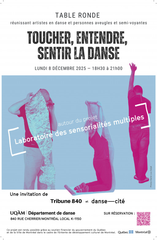 Toucher, entendre, sentir la danse