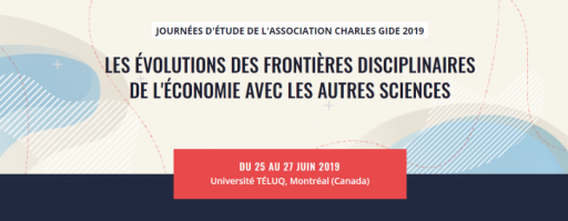 Journées d'étude de l'Association Charles Gide 2019