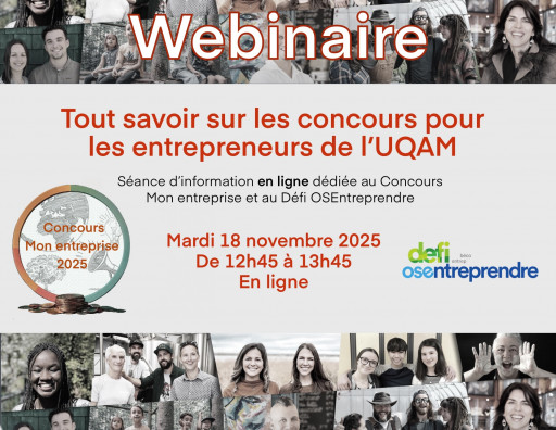 Concours pour entrepreneurs de l'UQAM