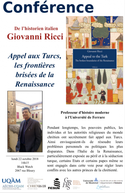 Conférence de l’historien italien Giovanni Ricci