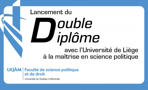Lancement de la maîtrise en science politique - Double diplôme avec l'Université de Liège