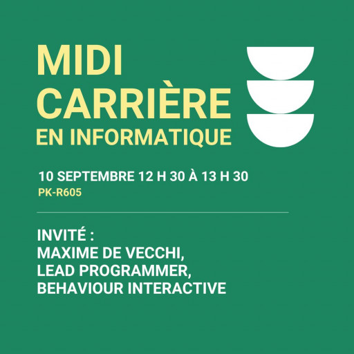 Midi carrière en informatique