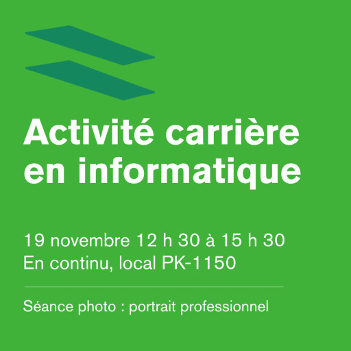 Séance photo pour les personnes étudiantes en informatique: portrait professionnel