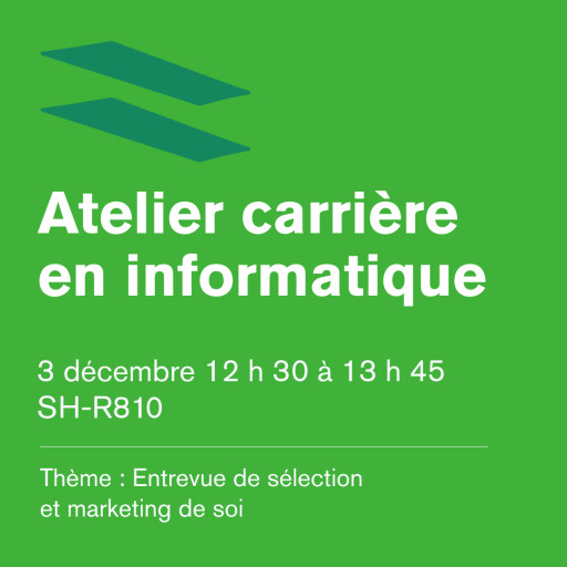 Atelier sur l'entrevue de sélection et le marketing de soi