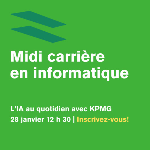 Midi carrière en informatique: «L'IA au quotidien avec KPMG»