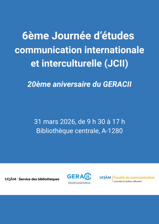 6e Journée d’étude sur les enjeux de la communication internationale et interculturelle (JCII)