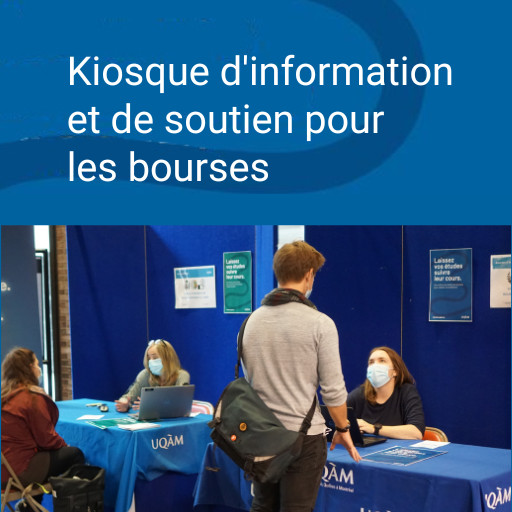 Kiosque d'information et de soutien pour le Grand concours de bourses