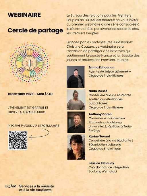 Webinaire - Cercle de partage
