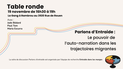 Parlons d'Entraide: le pouvoir de l'auto-narration dans les trajectoires migrantes
