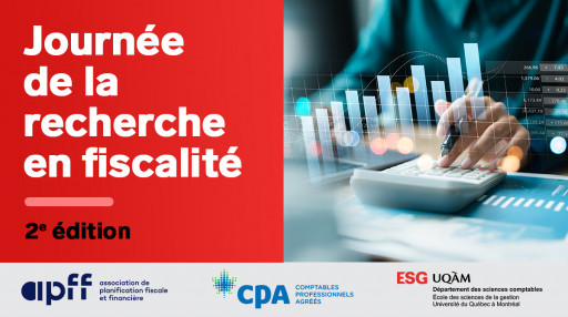 La journée de la recherche en fiscalité - 2e édition
