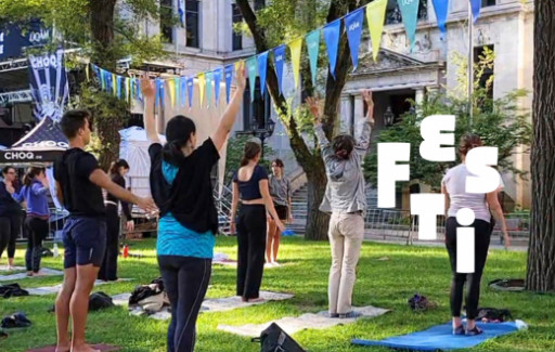 Pilates en plein air