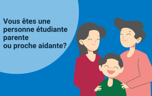 Vous êtes une personne étudiante parente ou proche aidante? Venez nous rencontrer!