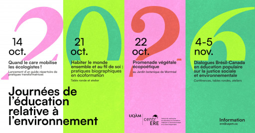 Journées de l'éducation relative à l'environnement 2026