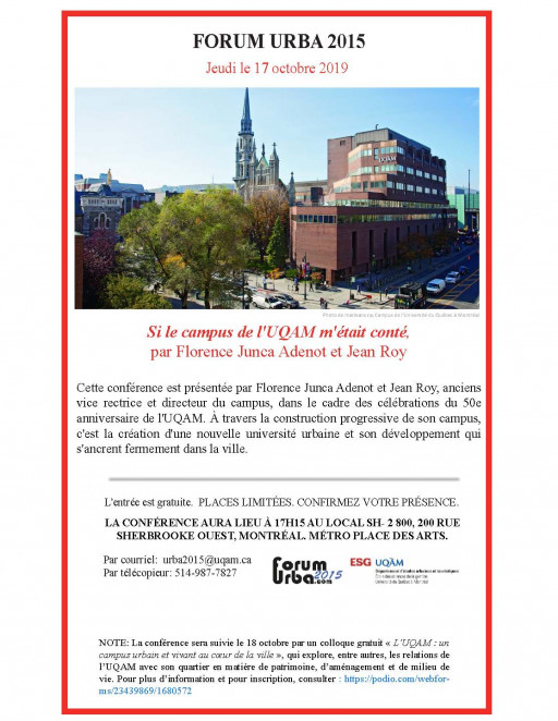 FORUM URBA 2015
