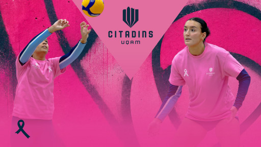 Citadins Volleyball féminin – LAVAL@UQAM – Match en rose
