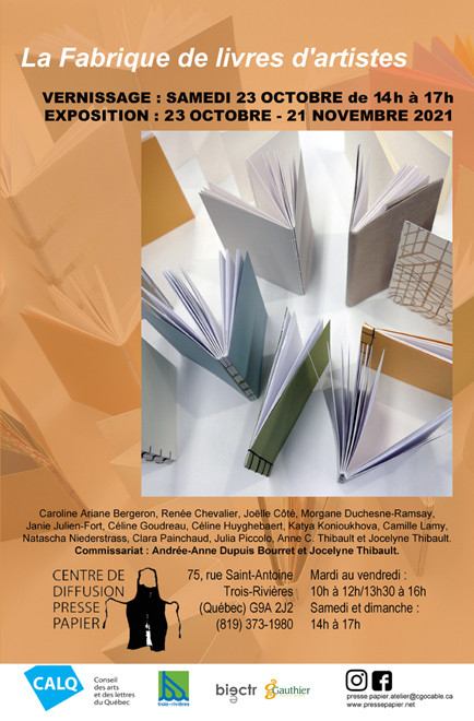 «La Fabrique de livres d'artistes». Anne C. Thibault, chargée de cours à l'EAVM