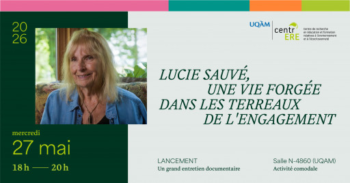 Lancement du grand entretien documentaire «Lucie Sauvé, une vie forgée dans les terreaux de l’engagement»