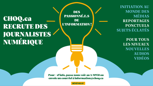 CHOQ.ca recrute des journalistes numérique!