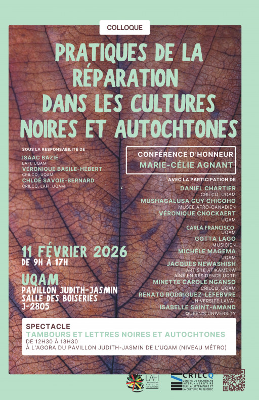 Pratiques de la réparation dans les cultures noires et autochtones