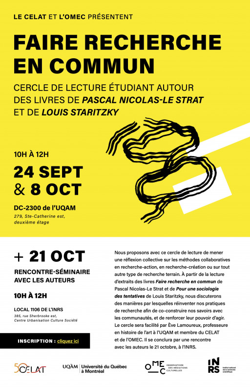 Cercle de lecture - Faire recherche en commun