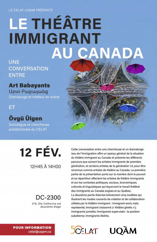 Le théâtre immigrant au Canada