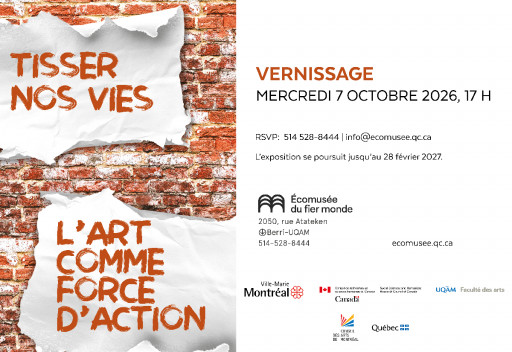 Vernissage de l'exposition «Tisser nos vies: l'art comme force d'action»
