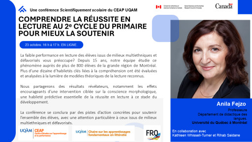 Comprendre la réussite en lecture au 2e cycle du primaire pour mieux la soutenir